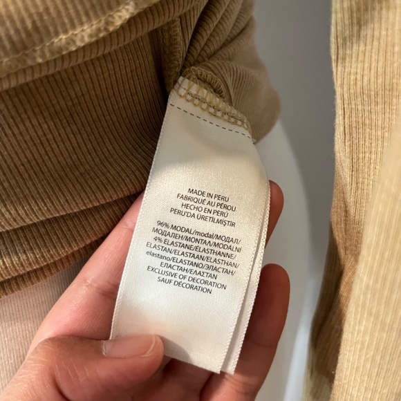 Polo Ralph Lauren camel turtleneck ribbed sweater NWT - Picture 4 of 7